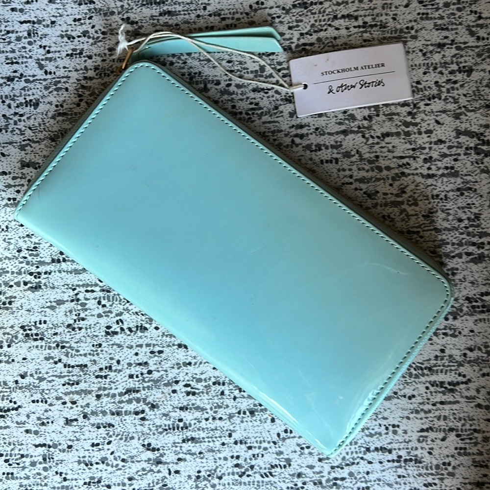 & Other Stories NEW Patent Leather Wallet